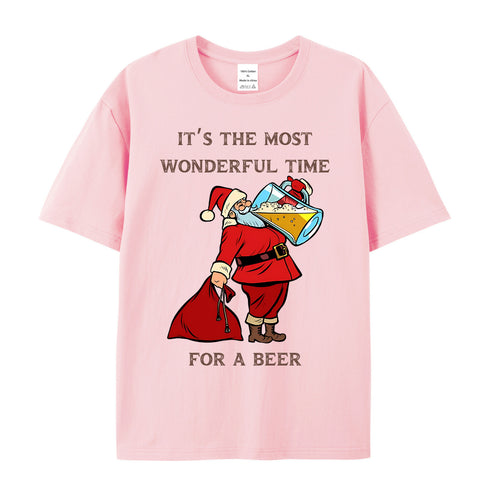 Unisex Christmas Theme Cotton T-Shirt